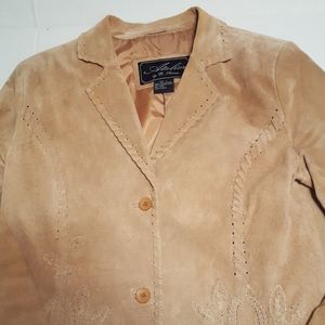 Atelier tan Suede Leather sz: Large jacket